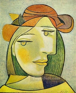 抽象的かつ装飾的 Painting - ファムの肖像 2 1937 キュビスト